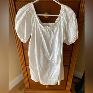 Off the shoulder babydoll dress